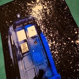 Doctor who fleece blanket